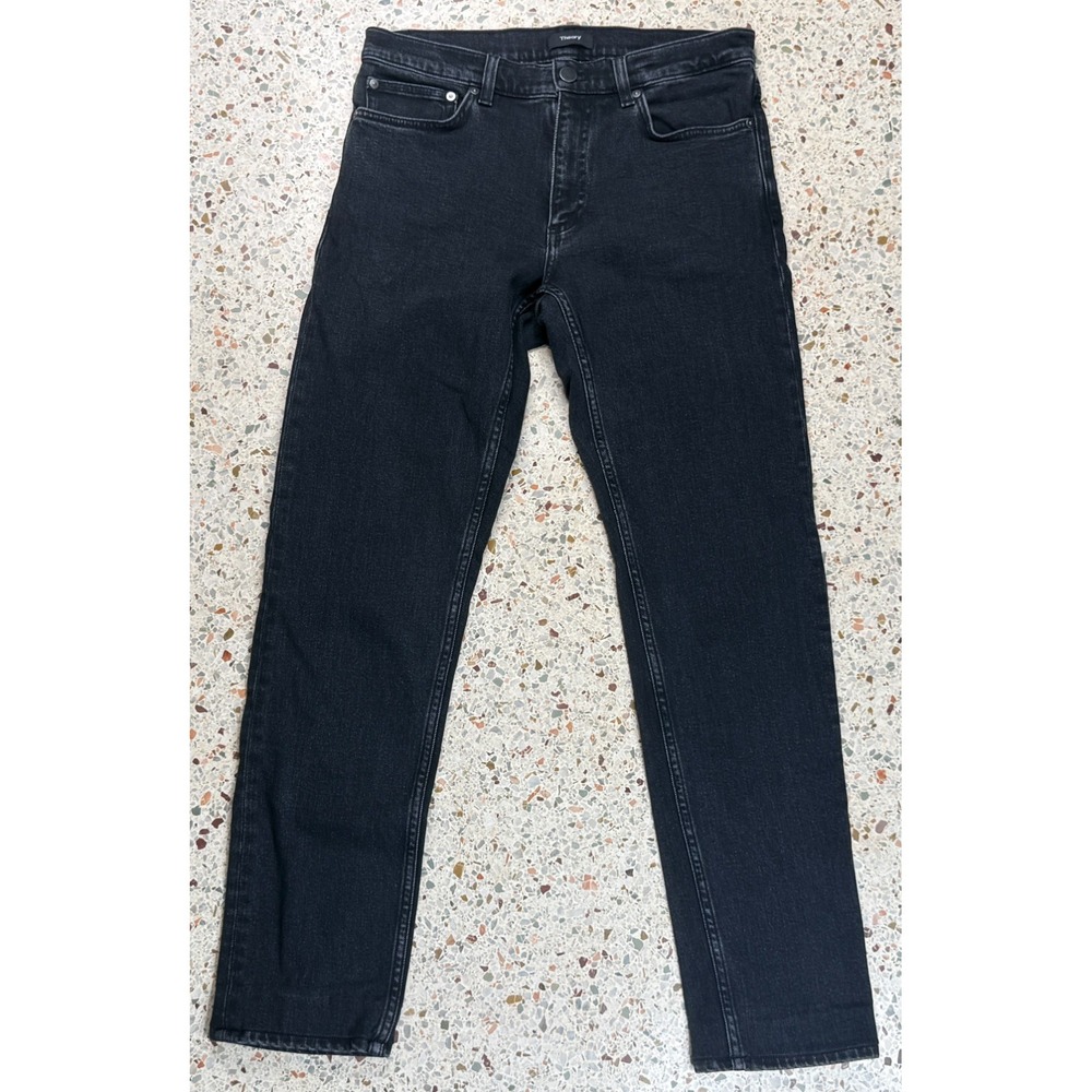 Theory Men's Black 5 Pocket Skinny Denim Jeans Size 30